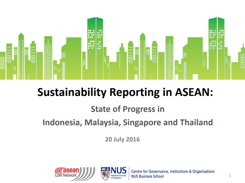 sustainability reporting in ASEAN